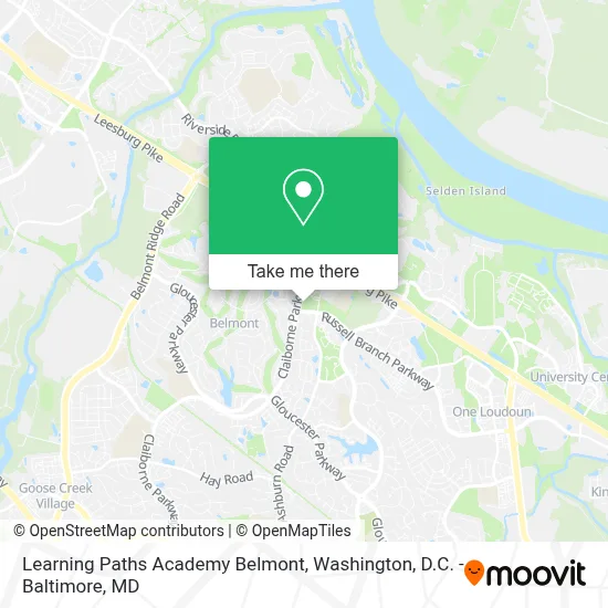 Learning Paths Academy Belmont map
