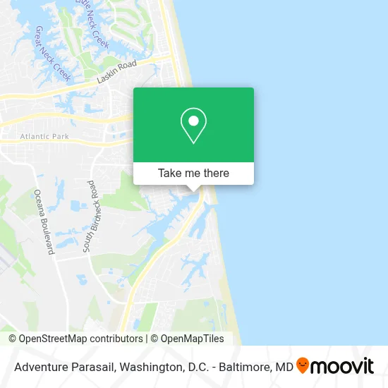 Adventure Parasail map