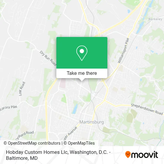 Hobday Custom Homes Llc map