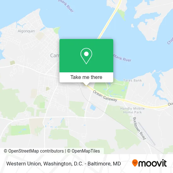 Western Union map