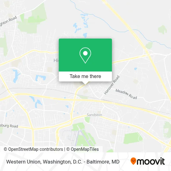 Western Union map