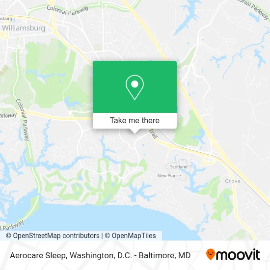 Aerocare Sleep map