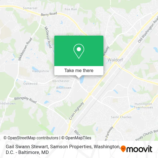 Gail Swann Stewart, Samson Properties map