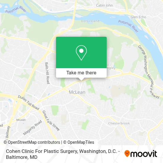 Cohen Clinic For Plastic Surgery map