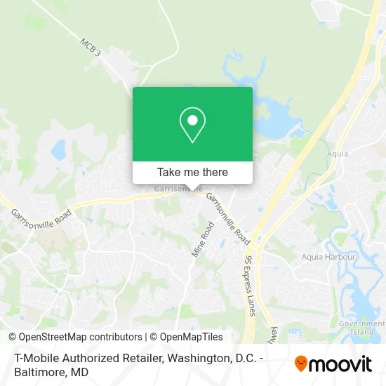 T-Mobile Authorized Retailer map