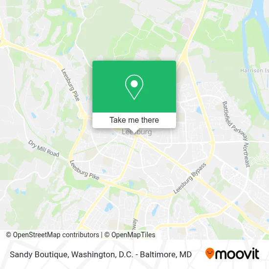 Sandy Boutique map