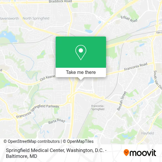 Springfield Medical Center map