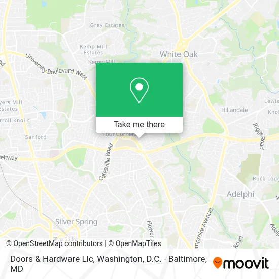 Doors & Hardware Llc map