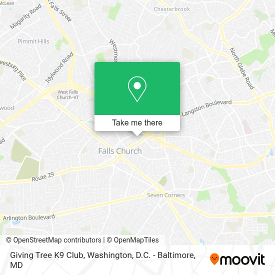 Giving Tree K9 Club map