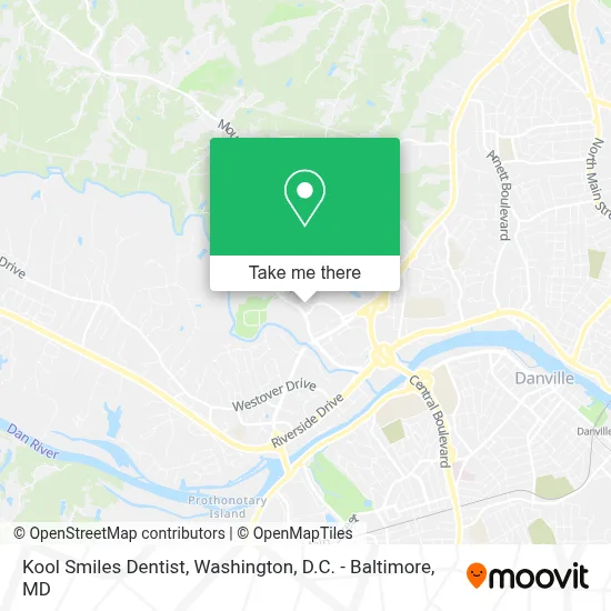 Kool Smiles Dentist map