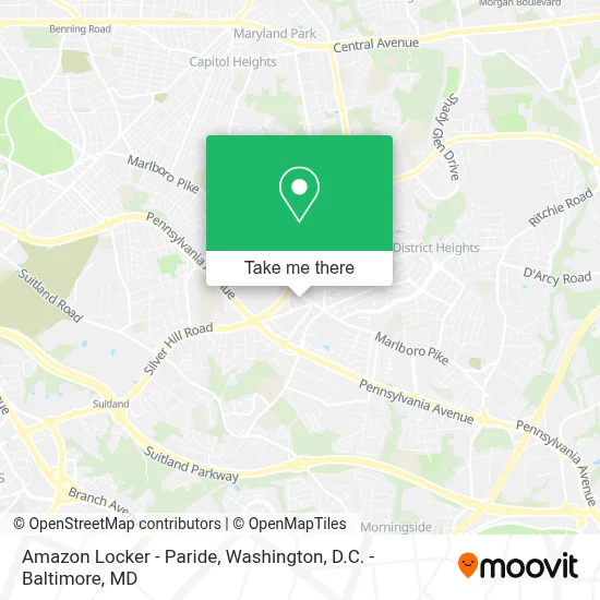 Amazon Locker - Paride map