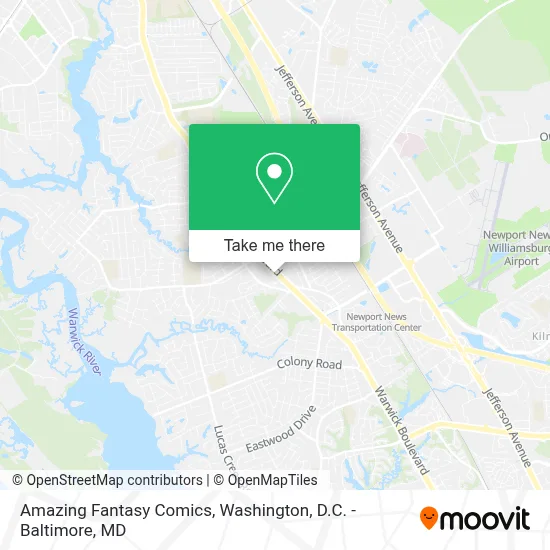 Amazing Fantasy Comics map