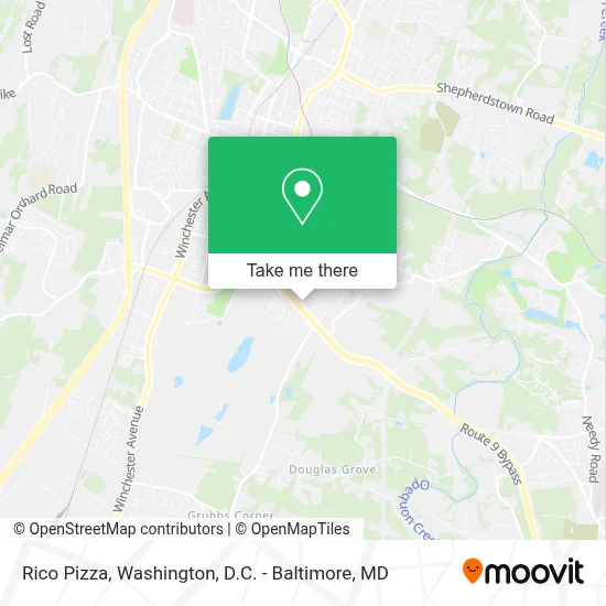 Rico Pizza map