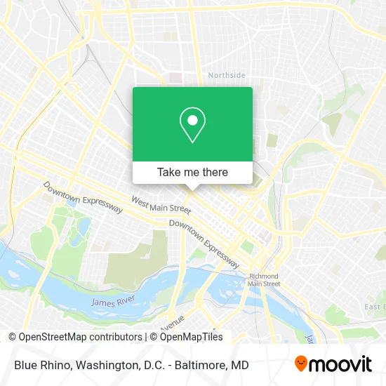 Blue Rhino map