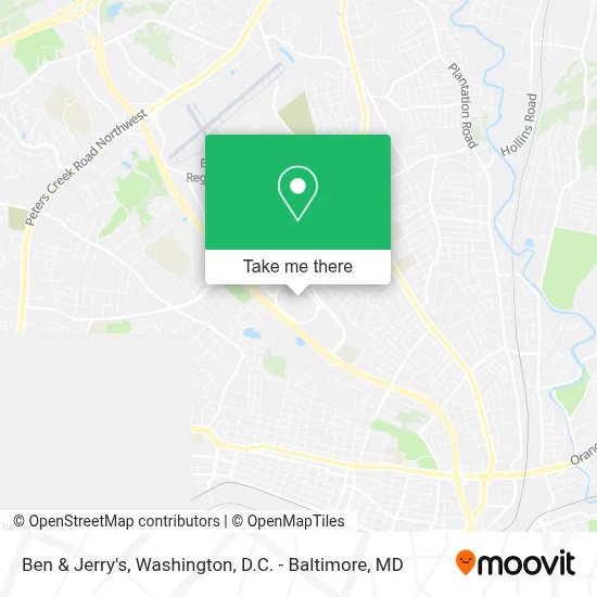 Ben & Jerry's map