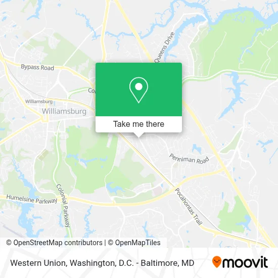 Western Union map
