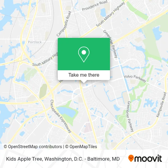 Kids Apple Tree map
