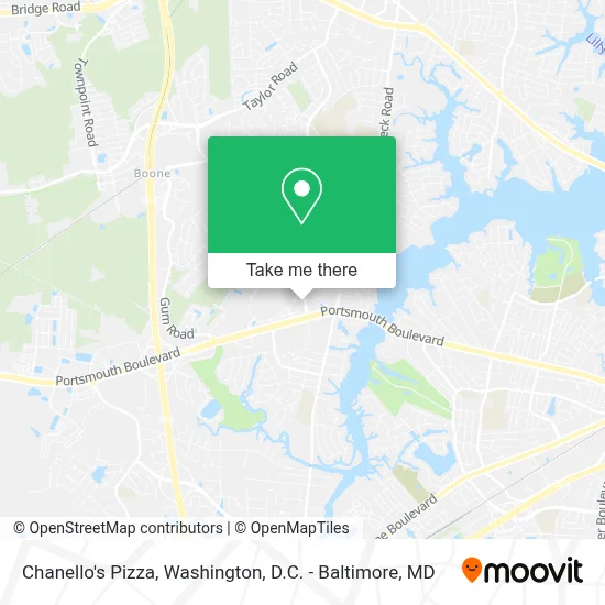 Chanello's Pizza map