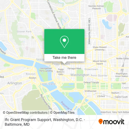 Ifc Grant Program Support map