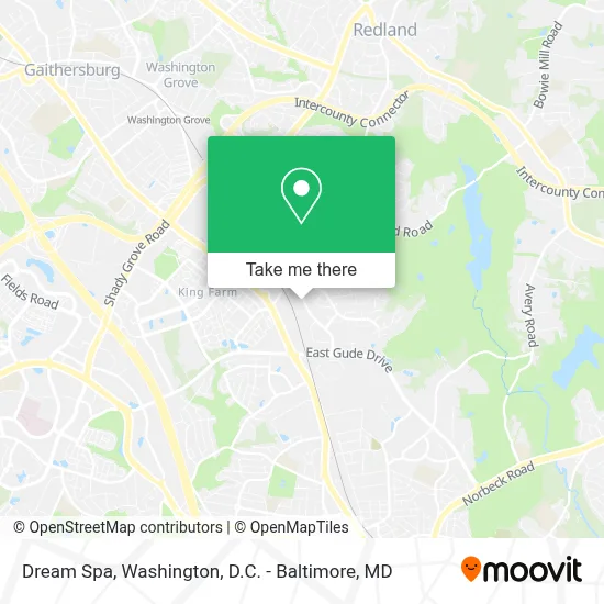 Dream Spa map