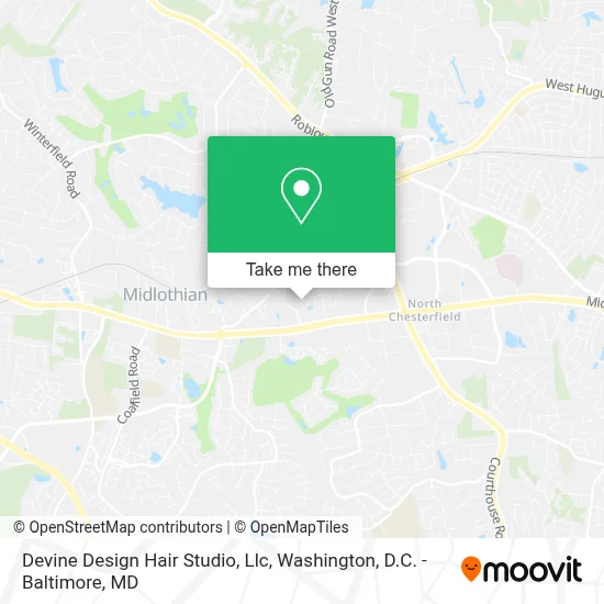 Devine Design Hair Studio, Llc map