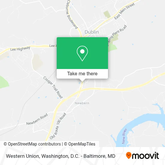 Western Union map