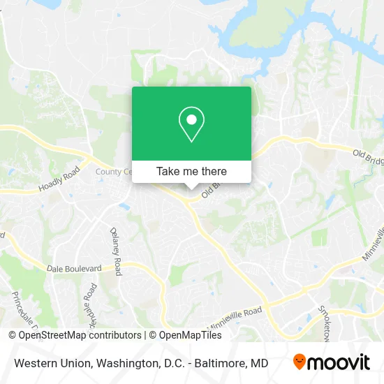 Western Union map