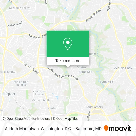 Alideth Montalvan map