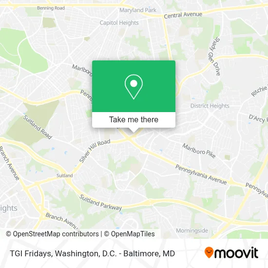 Tgi Fridays map