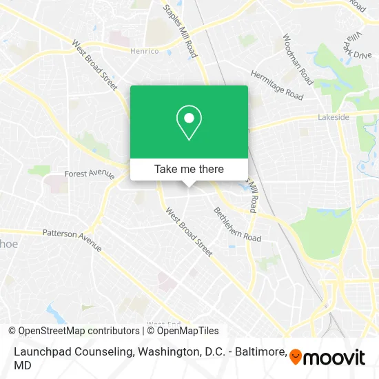 Launchpad Counseling map