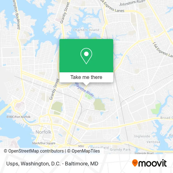 Usps map