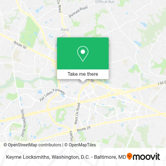 Keyme Locksmiths map