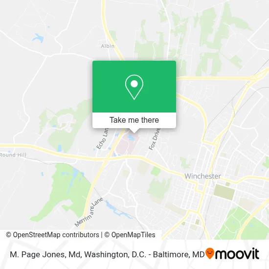 M. Page Jones, Md map