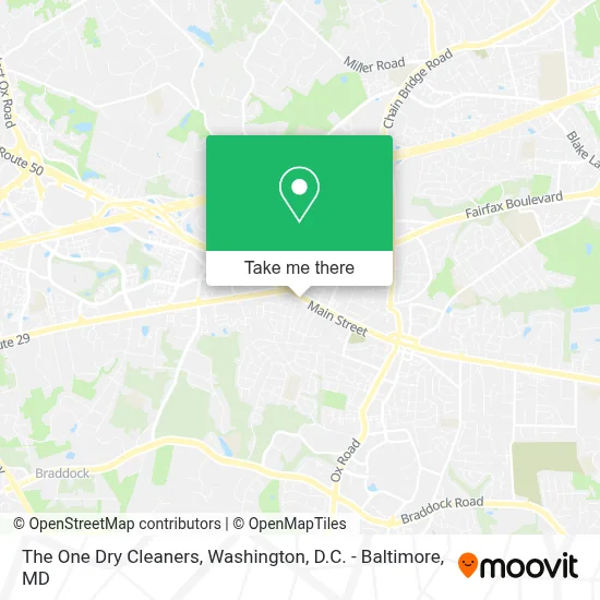 The One Dry Cleaners map