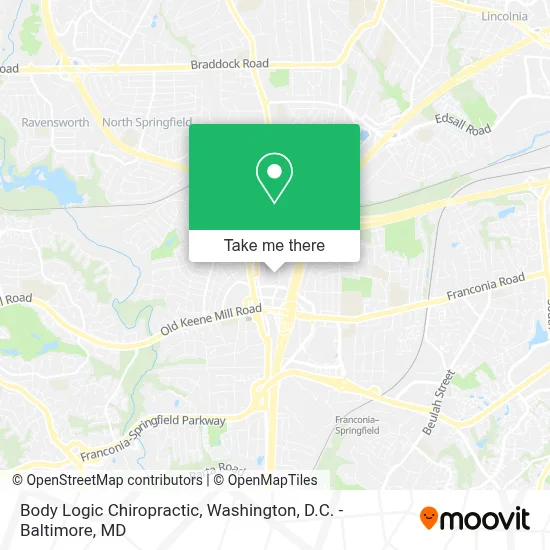 Body Logic Chiropractic map
