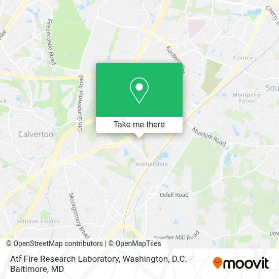 Atf Fire Research Laboratory map