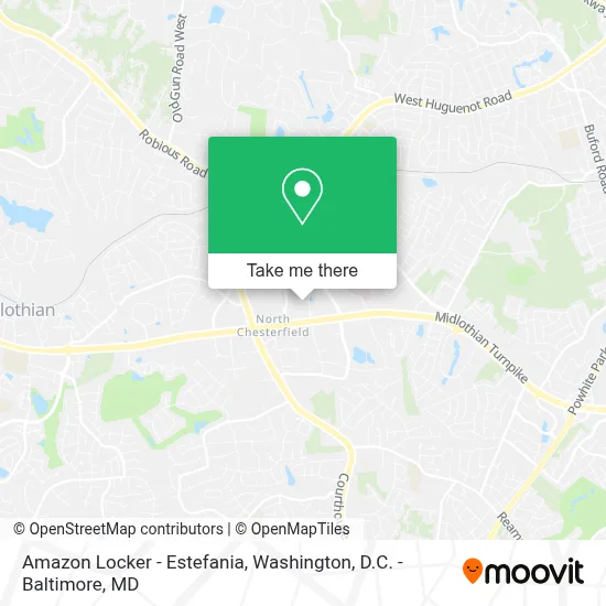 Amazon Locker - Estefania map