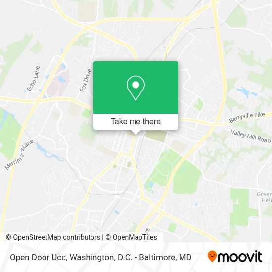 Open Door Ucc map