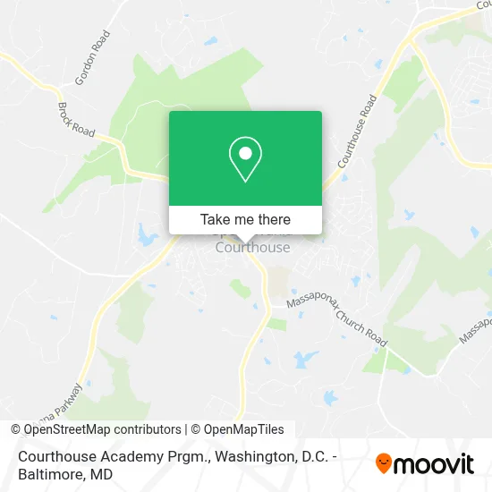 Courthouse Academy Prgm. map