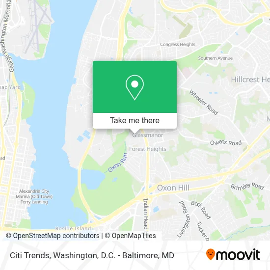 Citi Trends map