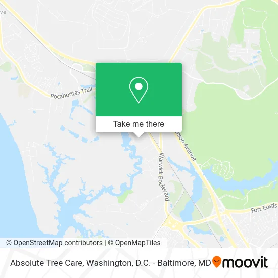 Absolute Tree Care map