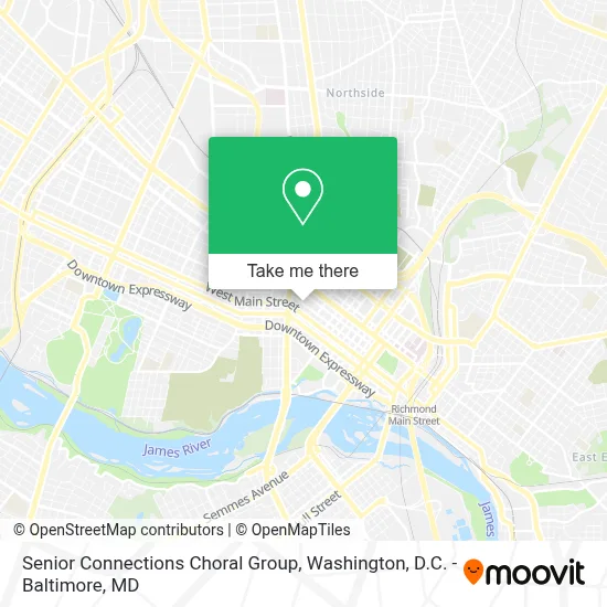 Senior Connections Choral Group map
