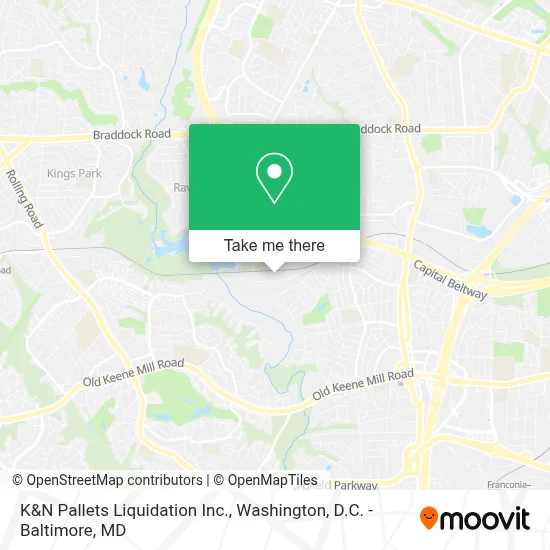 K&N Pallets Liquidation Inc. map