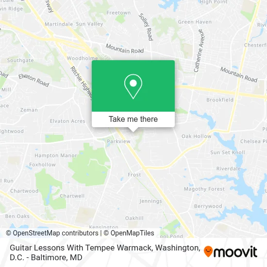 Guitar Lessons With Tempee Warmack map