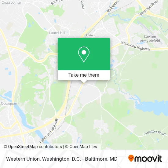 Western Union map