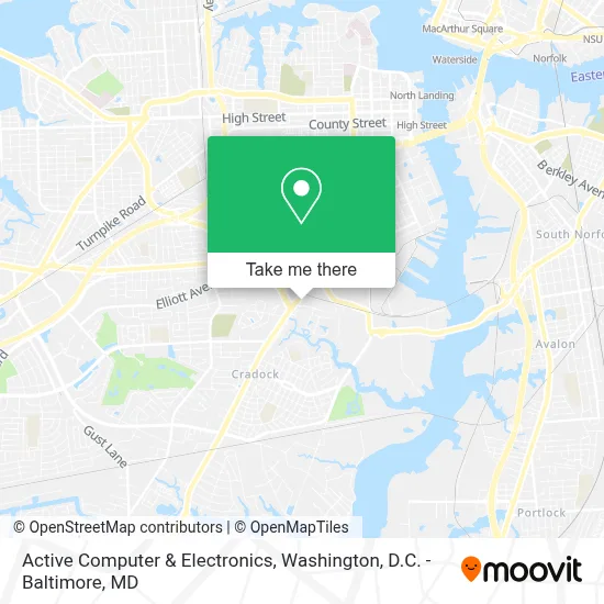 Active Computer & Electronics map