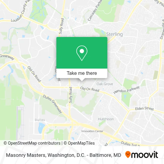 Masonry Masters map