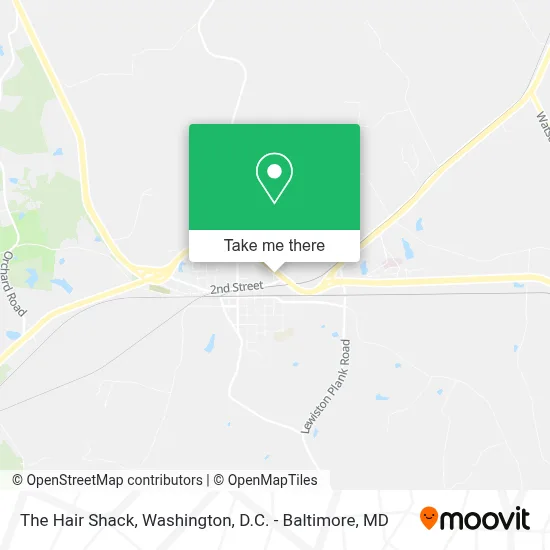 The Hair Shack map