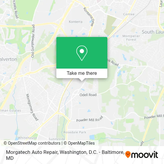 Morgatech Auto Repair map