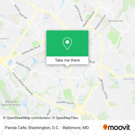 Panda Cafe map